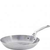 Patelnia 24 cm żelazo pokryte woskiem pszczelim de Buyer Mineral B Bois Pro D-5680-24