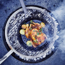 Patelnia do grillowania perforowana ze stali węglowej 30 cm BK Black Steel CC002834-001