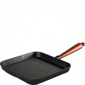 Patelnia do grillowania z drewnianą rączką Natural Skeppshult 25x25cm 0029T