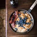 Patelnia do naleśników 24 cm stalowa, nieprzywieralna de Buyer Mineral B Bois D-5715-24