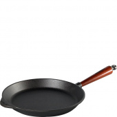 Patelnia do smażenia z drewnianą rączką Natural Skeppshult 28cm 0280T