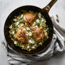 Patelnia głęboka 28 cm żelazna de Buyer Mineral B Bois Profesjonalna D-5684-28