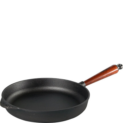 Patelnia głęboka z drewnianą rączką Natural Skeppshult 28cm 0285T