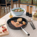 Patelnia głęboka ze stalową rączką Chef's Skeppshult 25cm 0250