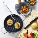 Patelnia grillowa 28 cm z powłoką ceramiczną, dwa wysokie uchwyty GreenPan CC001382-001