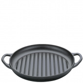 Patelnia grillowa żeliwna z rączkami, do serwowania Provence Kuchenprofi KU-0407901030