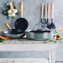 Patelnie, rondel i akcesoria kuchenne Mayflower GreenPan 9 elementów CC001594-001