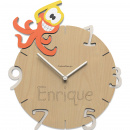 Personalizowany zegar ścienny dla dziecka Ośmiornica CalleaDesign 57-10-14