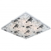 Plafon kwadratowy 40x40 cm na trzy żarówki  Vagante Candellux 10-30528