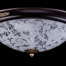 Plafon sufitowy, klasyczny, piaskowany wzór na kloszu Diametrik Maytoni Classic C907-CL-03-R