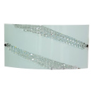 Plafon sufitowy - ścienny LED, prostokątny, szklany Mistery Candellux 10-28631