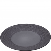 Płaski talerz porcelanowy 26 cm Arborescence Revol grafitowy RV-648344-6