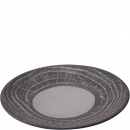 Płaski talerzyk 16 cm, porcelanowy Arborescence Revol szary RV-648365-6