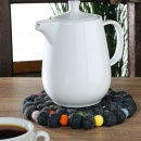 Podkładka wełniana pod gorące naczynia Lana Grigio czarna CI-469974