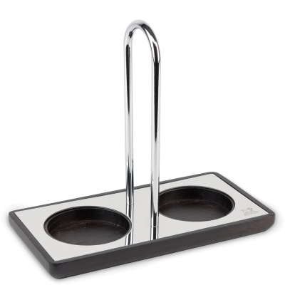 Podstawka pod młynki Linea Peugeot stal, drewno PG-25847