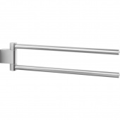 Podwójny reling łazienkowy ruchomy 46 cm Atore Zack 40424