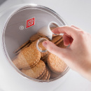 Pojemnik fioletowy do kuchni okrągły Spacy Ball Wesco 223201-36