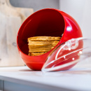 Pojemnik fioletowy do kuchni okrągły Spacy Ball Wesco 223201-36