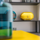 Pojemnik na mały chleb zielony Single Breadboy Wesco 222101-20