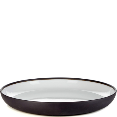 Półmisek 27 cm Solid & Likid Revol, czarny, białe wnętrze RV-651960-4