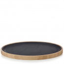 Półmisek do steków 35 cm, porcelanowa imitacja czarnego łupka Basalt Revol RV-654185-4