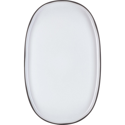 Półmisek duży, owalny z rantem 46 x 29 cm Caractere Revol biały RV-652864-1