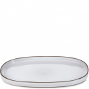 Półmisek owalny z rantem 35 x 21 cm Caractere Revol biały RV-652759-4