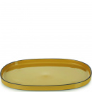 Półmisek owalny z rantem 35 x 21 cm Caractere Revol kurkuma RV-652764-4