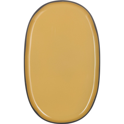 Półmisek owalny z rantem 35 x 21 cm Caractere Revol kurkuma RV-652764-4