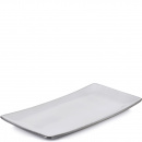 Półmisek porcelanowy na owoce morza 30x15 cm Revol Swell biały piasek RV-653537-6