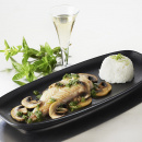 Półmisek prostokątny 36x15 cm, czarna porcelana, Revol Club RV-646319-4