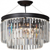 Ponadczasowa lampa wisząca z kryształkami, na 6 żarówek Vitaluce VE5127-1/6S