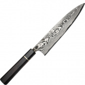 Profesjonalny nóż szefa kuchni 21 cm Takeshi Saji EBH stal VG-10, heban H-V10D-CH-210EBH
