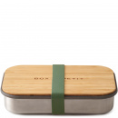Sandwich Box stalowy z bambusową pokrywką Black Blum oliwkowy BAM-SB010