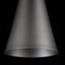 Smukła, czarna lampa wisząca do jadalni - mały stożek Bicones Maytoni Modern P359-PL-140-C