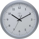 Srebrny zegar sterowany radiowo Classic Nextime 7322 RC