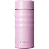 Stalowy kubek termiczny z powłoką ceramiczną Kyocera Twist Top różowy MB-12SPK