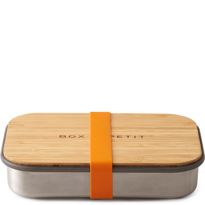 Stalowy pojemnik na kanapki Sandwich Box Black Blum pomarańczowy BAM-SB003