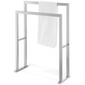 Stojak łazienkowy na dwa ręczniki Linea Zack stal matowa 40394