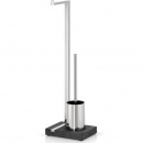 Stojak na papier toaletowy i szczotkę do WC Blomus Menoto polerowany B68688