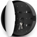 Szafka okrągła na klucze z lustrem Nolma Zack czarna 50603