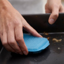 Szczotka do mycia naczyń z dodatkową myjką CleanTech Joseph Joseph niebieska 85159