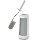 Szczotka do WC z pojemnikiem na detergent Flex Plus Joseph Joseph biało-szara 70516