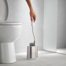 Szczotka toaletowa elastyczna do WC Flex Lite Joseph Joseph stalowo-biała 70561