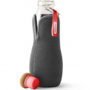 Szklana butelka na wodę z filtrem i w pokrowcu Eau Good Black Blum czerwona EGG004