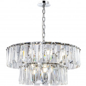 Szklana lampa wisząca 68 cm Puntes Maytoni MOD043PL-12CH