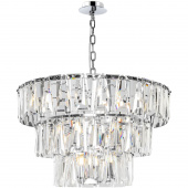 Szklana lampa wisząca 77 cm Puntes Maytoni MOD043PL-18CH