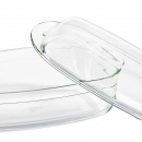 Szklane naczynie żaroodporne z pokrywą 3 Litrowe Elsass KU-0615003527