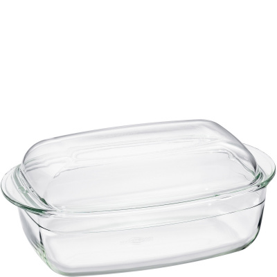 Szklane naczynie żaroodporne z pokrywą 3 Litrowe Elsass KU-0615003527