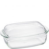 Szklane naczynie żaroodporne z pokrywą 3 Litrowe Elsass KU-0615003527